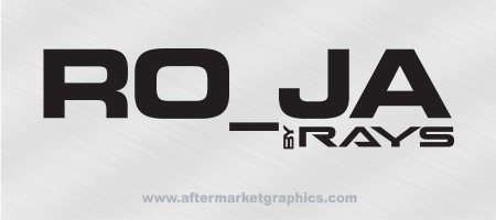 Ro_Ja Wheels Decals - Pair (2 pieces)